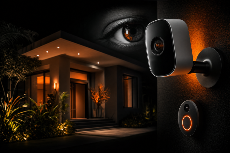 privacidad dispositivos IoT hogar — Cámaras, timbres y bombillos inteligentes: comodidad que también espía